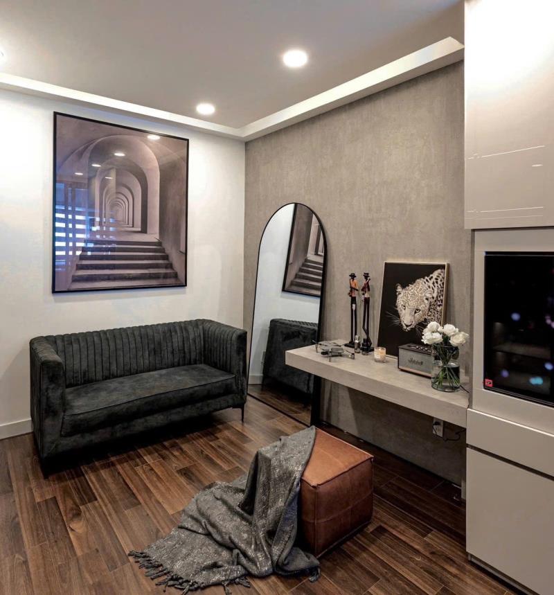 Không gian sống không đại trà - căn hộ 1pn phong cách dark luxur ở phú nhuận gần sân bay - Ảnh 3