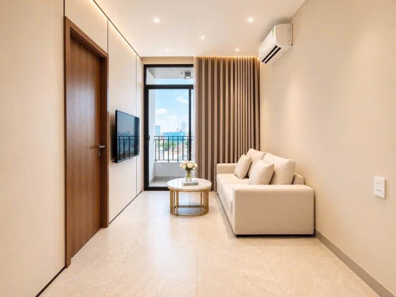Cho thuê căn hộ ban công 40m2 full nội thấy nằm gần lotte mart sc vivo ufm tdtu rmit nttu quận 7