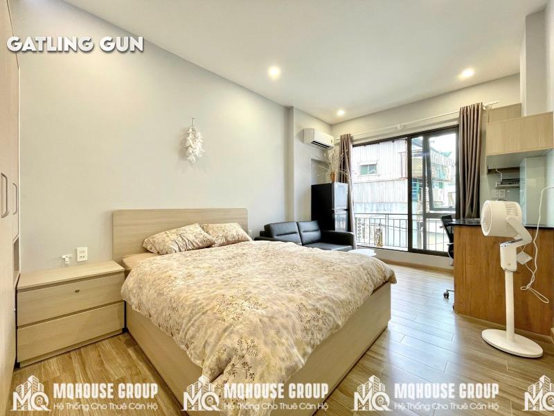 Khai trương phòng ban công thang máy nhà xe rộng gần quận 1 - vòng xoay hàng xanh - điện biên phủ