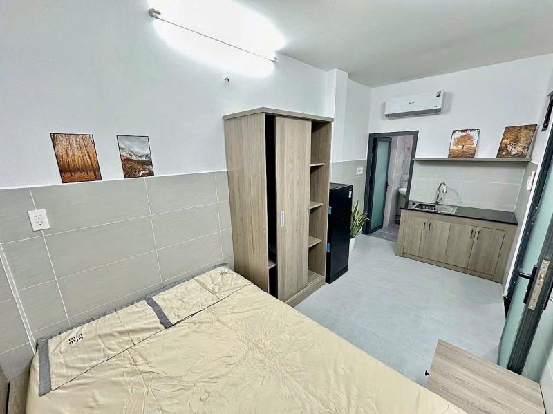 Cho thuê căn hộ 40m2 - full nội thất - ngay ngã tư hàng xanh - trường sa - bình thạnh