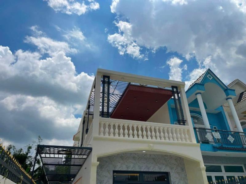 Bán nhà mặt tiền huỳnh thị dậu, long thượng , cần giuộc 234m2 , 1 lầu , 4pn, 3wc giá 4,2ty - Ảnh 2