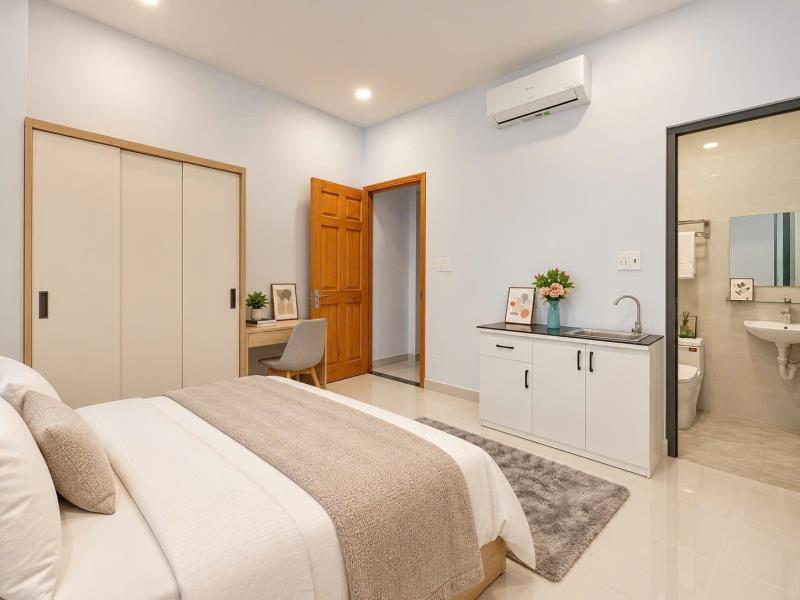 Cho thuê studio full nội thất tại tân bình. gần sân bay tân sơn nhất, đại học công thương, đại học văn hiến, học viện hàng không. tiện đi các khu vực phú nhuận, tân phú, khu trung tâm (q1, q2,...) - Ảnh 2