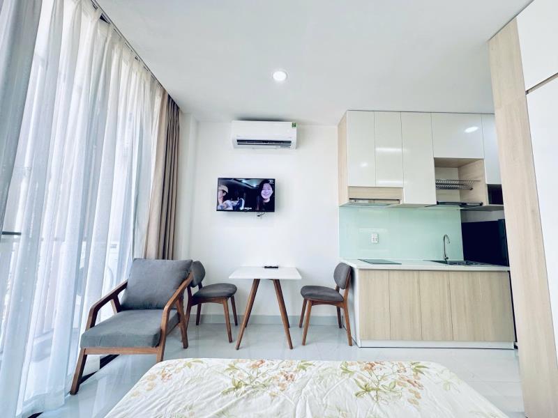 Trống sẵn studio ban công cực rộng đón nắng gió cực chill - Ảnh 3