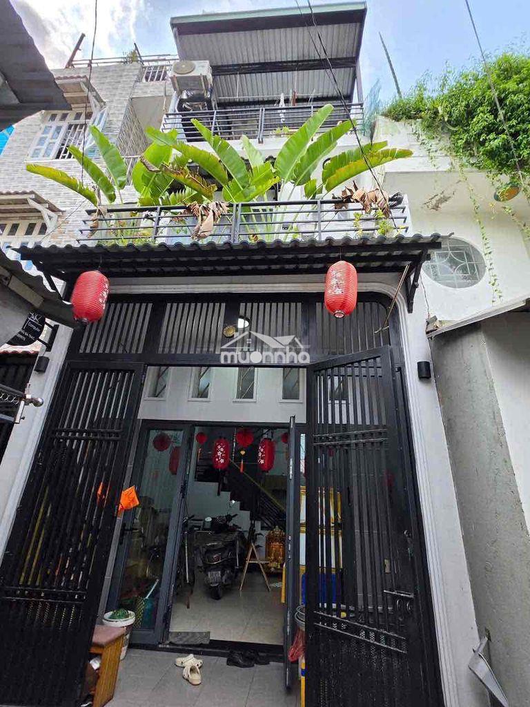 Nhà 3 tầng  dương bá trạc  hem 3m