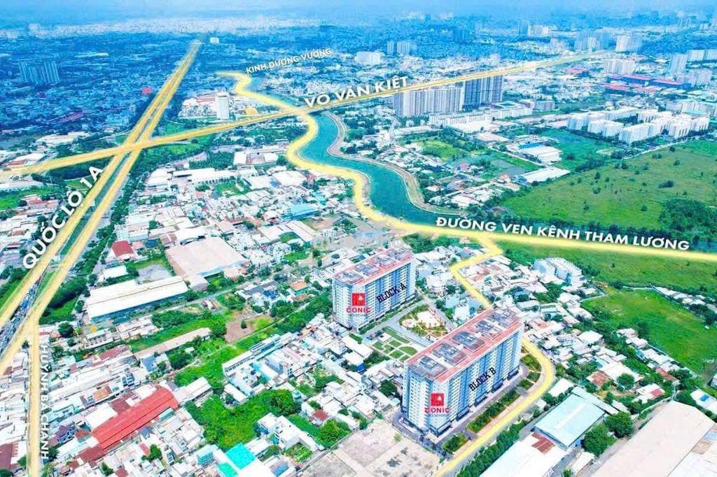 Thuê căn hộ conic kế võ văn kiệt akari bình tân siêu to - 4-5 người ở - Ảnh 2