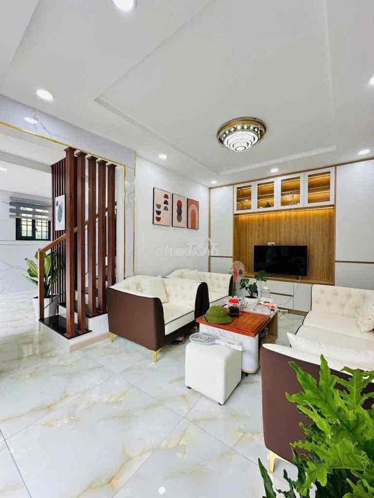 Nhà hẻm xe hơi nguyễn văn khối full nội thất 4 phòng ngủ giá 13,5tr - Ảnh 2