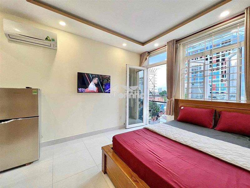 Phòng cho thuê lê văn sỹ quận 3 ban công gần hoàng sa, huỳnh văn bánh