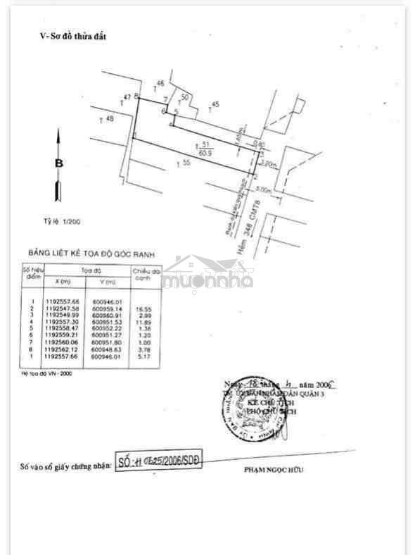 Nhà nát tại hẻm 348 cách mạng tháng 8, q3 - gần vòng xoay dân chủ - Ảnh 3