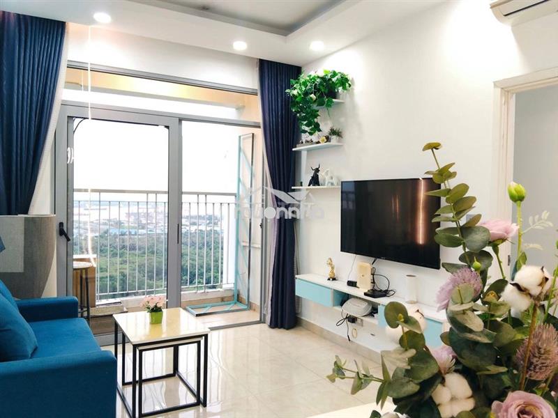 Cho thuê c/cu quận 7, 2pn full nội thất- ở liền- tầng cao