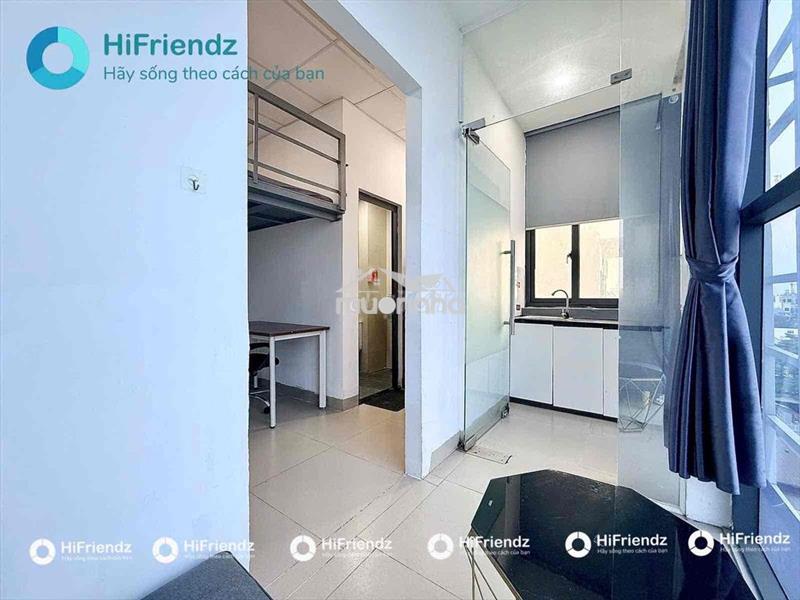 Cho thuê phòng tách bếp view kính full nội thất gần công viên làng hoa