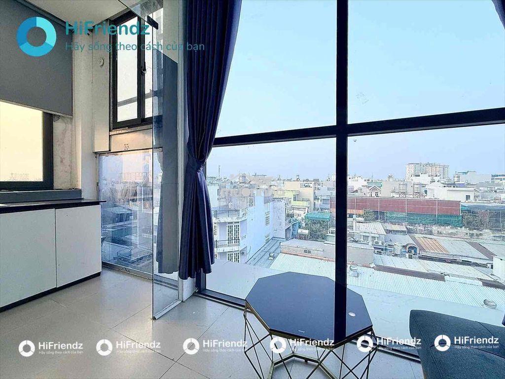 Cho thuê phòng tách bếp view kính full nội thất gần công viên làng hoa - Ảnh 4