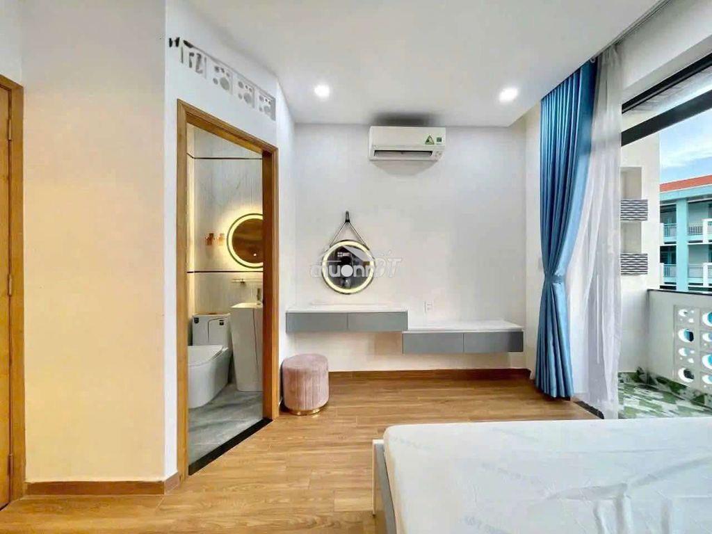 Cho thuê căn 1 phòng ngủ ban công tách bếp ngay công viên làng hoa - Ảnh 3