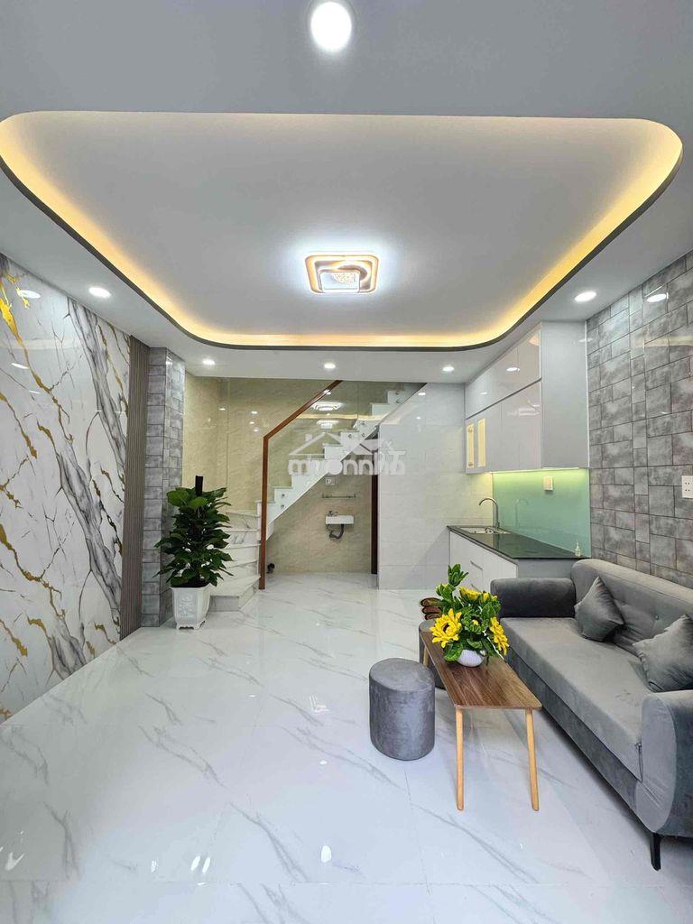 Hẻm thông - 4x6 gò xoài - 2 tầng - mới đẹp - full nt shr - Ảnh 3