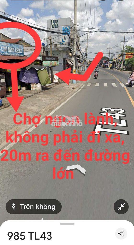Nhà 2 tầng sổ hồng riêng dtsd 44m2, hẻm xe vf3, ngay chợ bình chiểu 