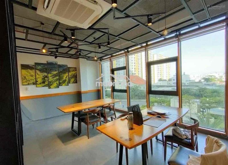Cho thuê văn phòng như hình 50m2, đủ nội thất đã vat