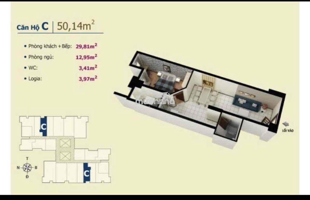 E cần bán căn hộ võ đình q12 chỉ hon 1ty7 tí - Ảnh 3