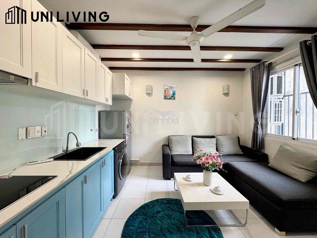 Căn hộ 1 phòng ngủ - đầy đủ tiện nghi - thang máy - hầm xe - Ảnh 3