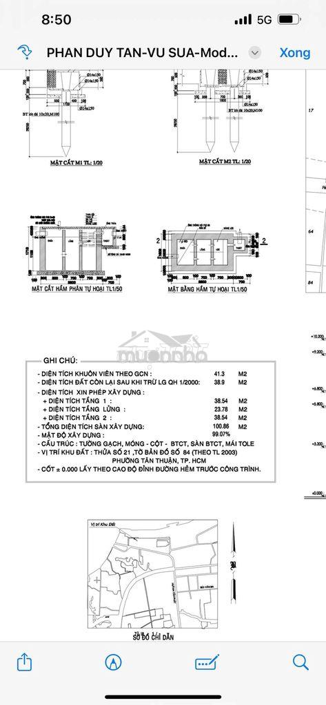 Bán nhà nát tân thuận – có gpxd mới, hỗ trợ xây dựng - Ảnh 3