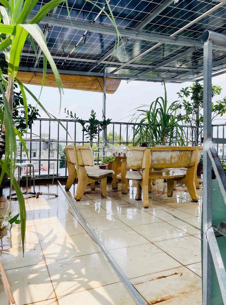 Cho thuê căn hộ quận 3, full nội thất, sân thượng