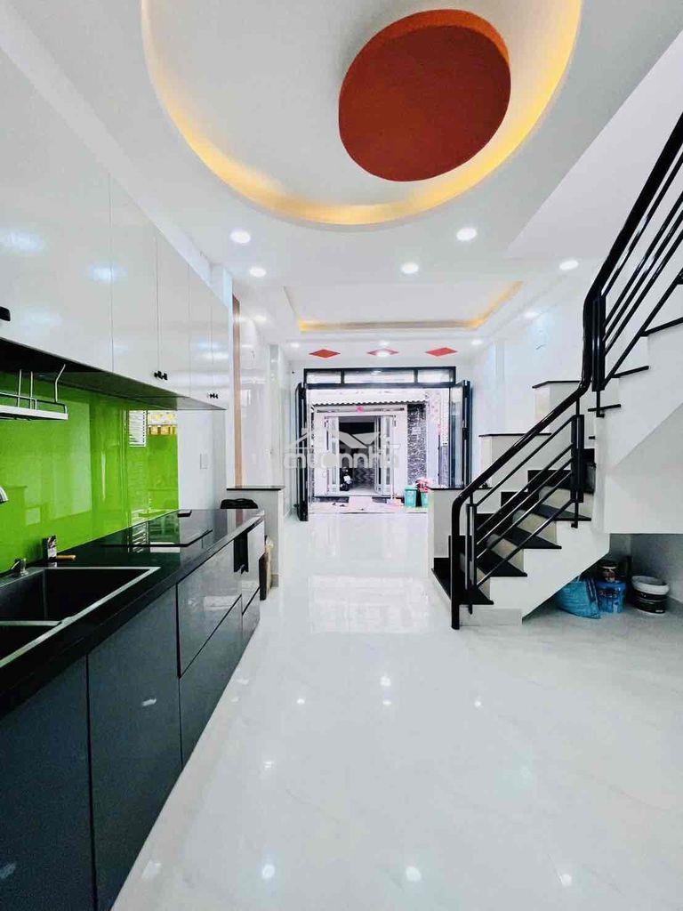 Nhà mới 3.9x9m 1 trệt 2 lầu st 3pn 3wc hxh đs16a - bình tân - Ảnh 3