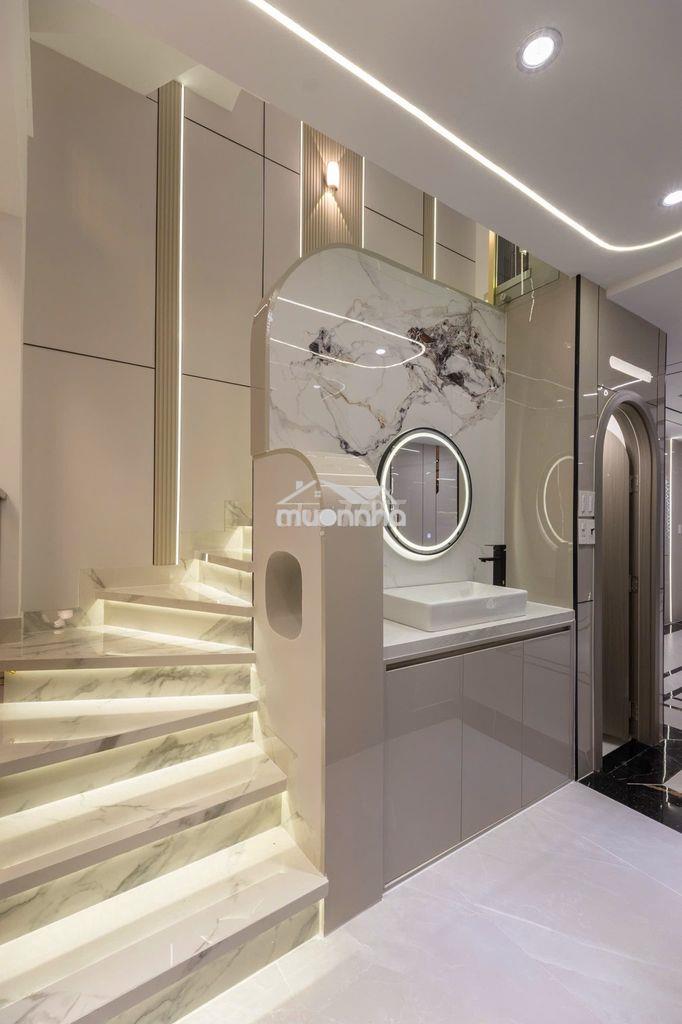 Nhà mới 100% kết cấu 6 tầng + thang máy - thiết kế hiện đại