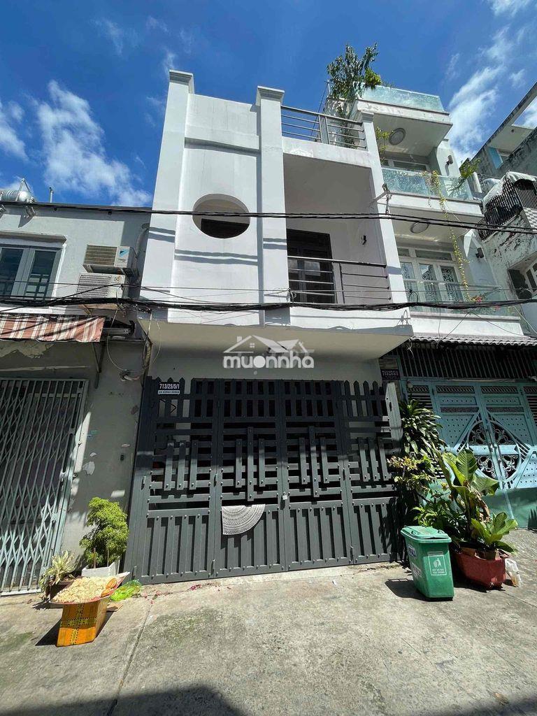 Nhà hẻm xe hơi an dương vương, 4x11m trệt 1 lầu mới 3pn 2wc 5tỷ580