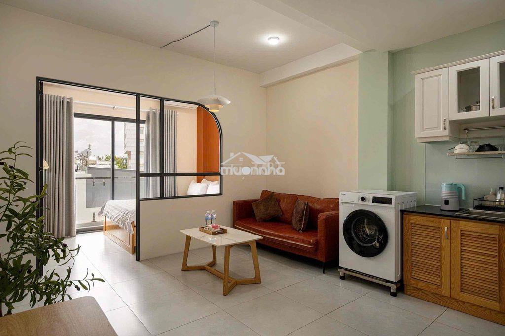 Căn hộ 1 phòng ngủ - bancol thoáng mát - thang máy - hầm xe - Ảnh 3