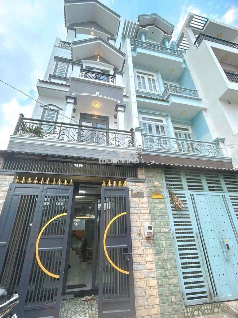 Bán nhà giáp ngay quận 6 xây mới 4 tầng ngang 4x15 tặng nội thất