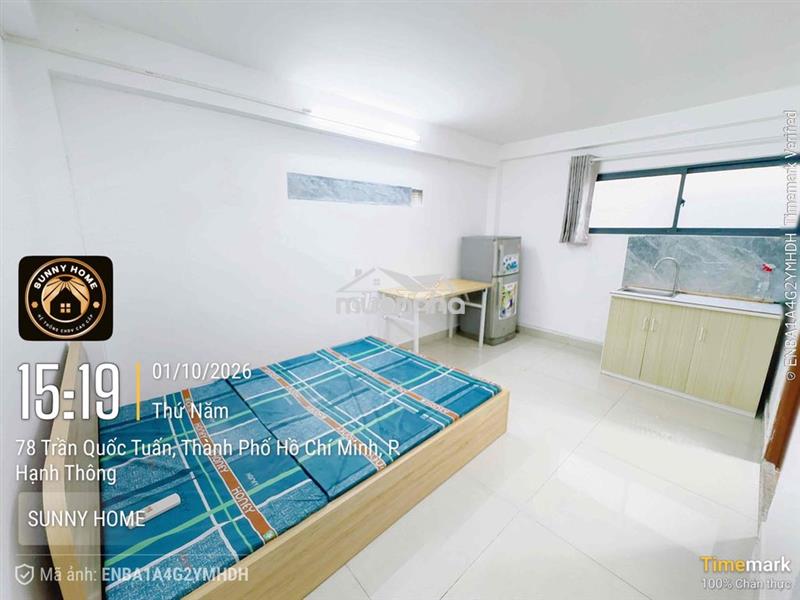 30m2- lầu 1 cửa sổ, kệ bếp, full nt- gần đh côg nghiệp, emart, văn lag