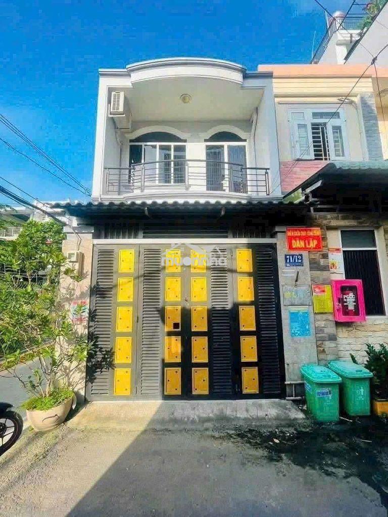 Bán nhà shr đúc 1 lầu btct đ. nguyễn thị kiêu p. thới an q. 12-3,99 tỷ
