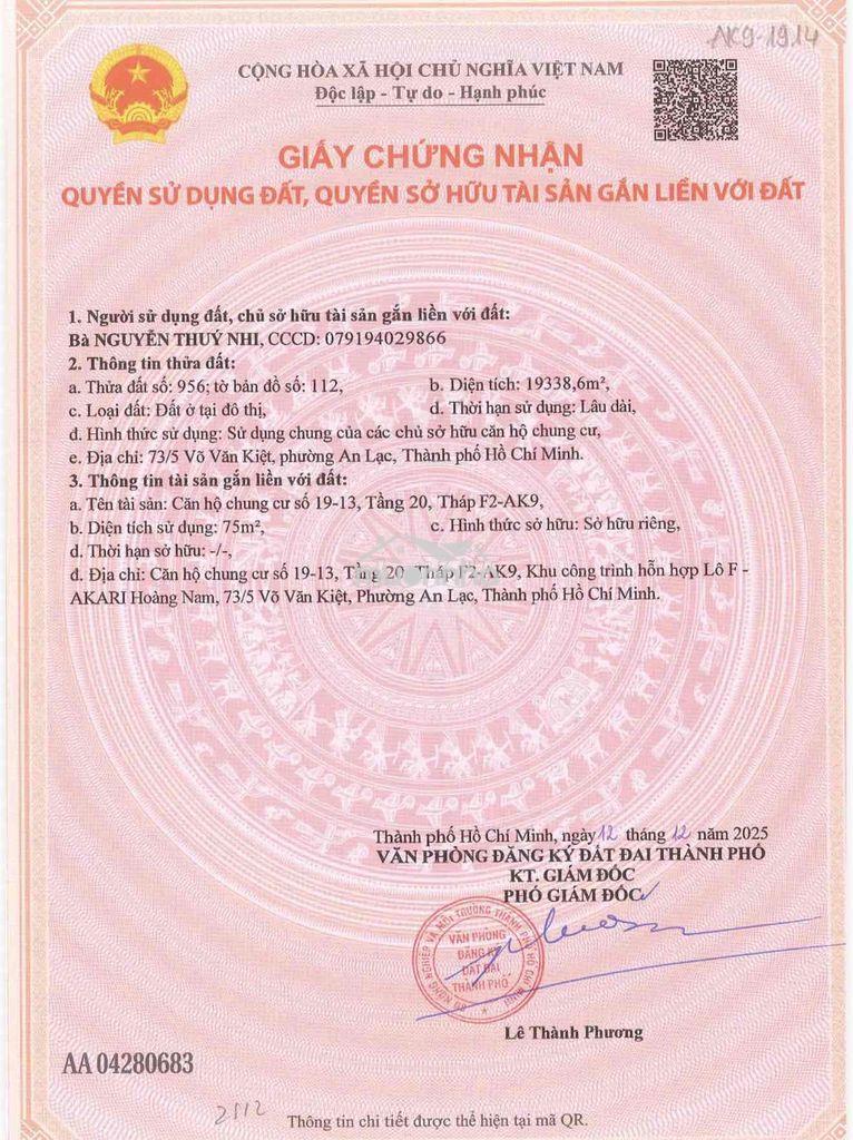 Bán căn hộ akari city giai đoạn 2 mới tinh - mới bàn giao sổ sẵn có mk