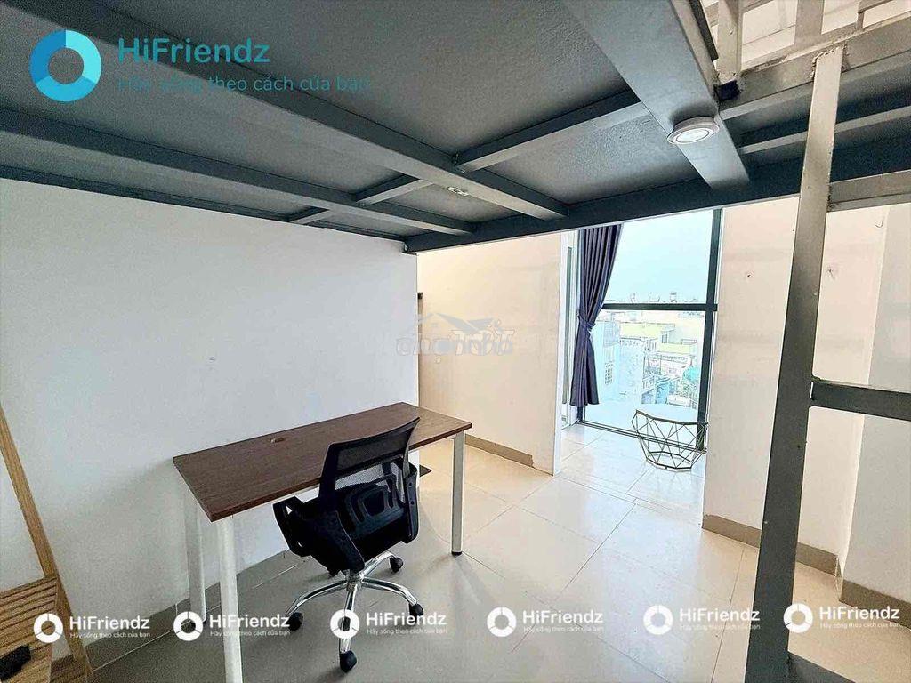 Cho thuê phòng tách bếp view kính full nội thất gần công viên làng hoa - Ảnh 2