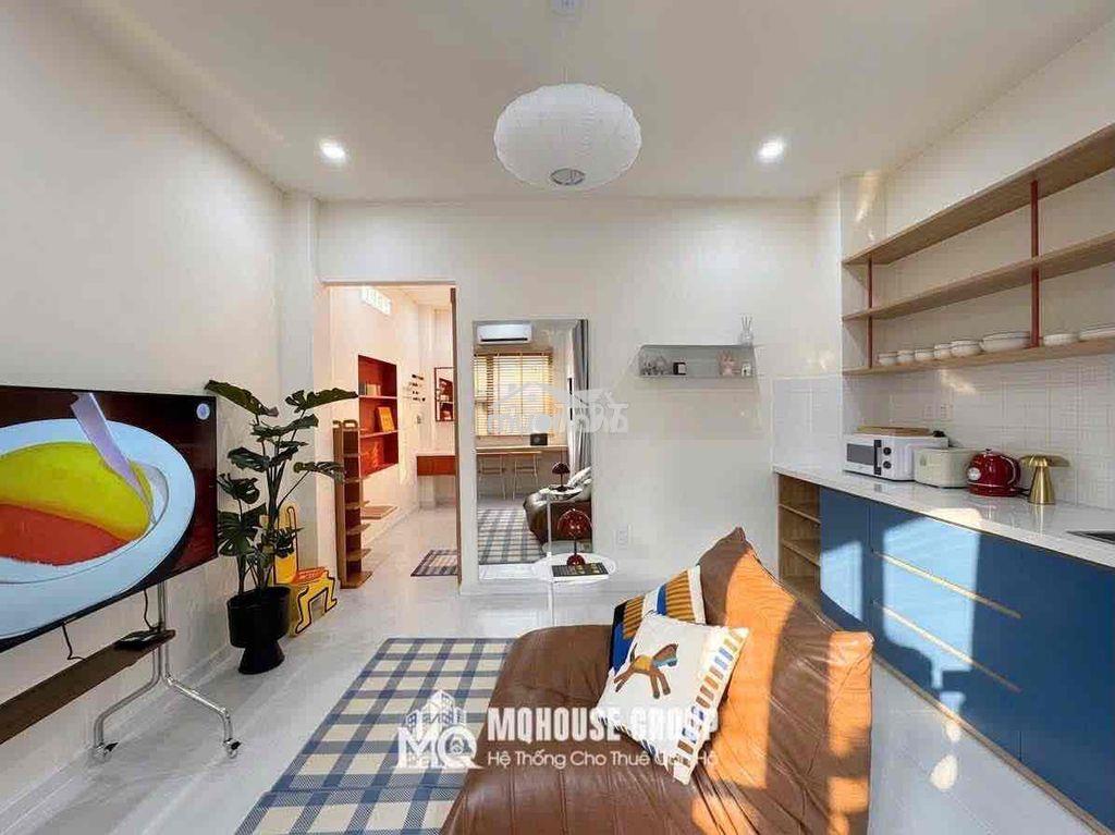 Căn hộ cao cấp 50m2 q1 khu tân định 1 phòng ngủ bancol full nội thất - Ảnh 2